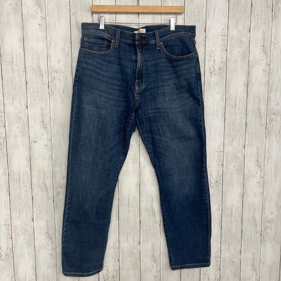 Lucky Brand 121 Slim Straight Medium Wash Cotton Denim Jeans 36x30 - Picture 1 of 9
